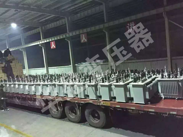 镇江非晶合金变压器发货现场